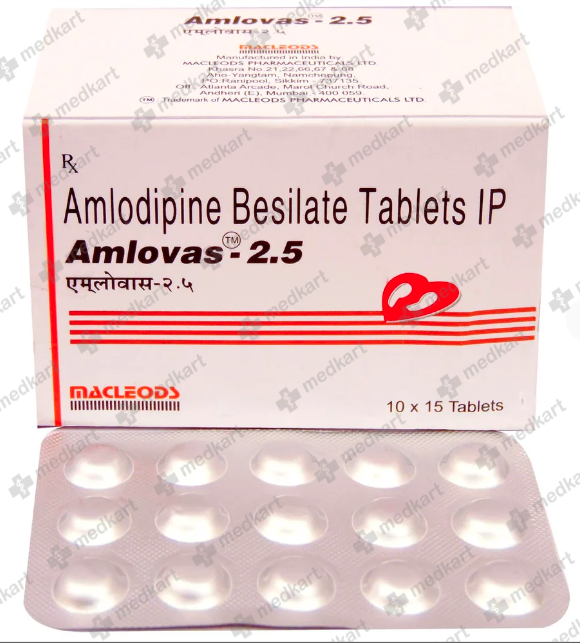 AMLOVAS 2.5MG TABLET 15'S