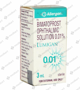 LUMIGAN 0.01% DROPS 3 ML