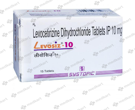 LEVOSIZ 10MG TABLET 15'S