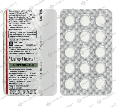 LISTRIL 2.5MG TABLET 15'S