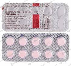 BUSPIN 10MG TABLET 10'S