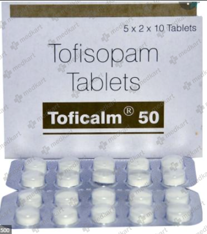 TOFICALM 50MG TABLET 10'S