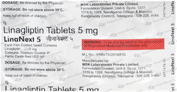 LINANEXT 5MG TABLET 10'S