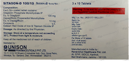 SITASON D 100/10MG TABLET 10'S