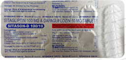 SITASON D 100/10MG TABLET 10'S