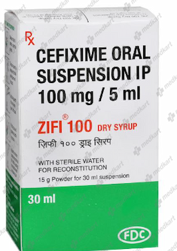 ZIFI 100MG DRY SYRUP 30 ML