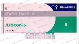 ATOCOR 5MG TABLET 10'S