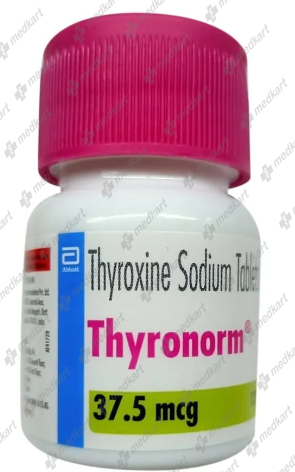 THYRONORM 37.5MCG TABLET 120'S