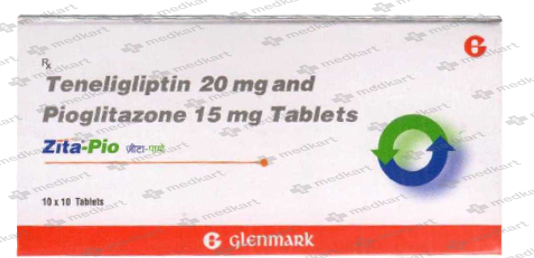 ZITA PIO 20/15MG TABLET 10'S