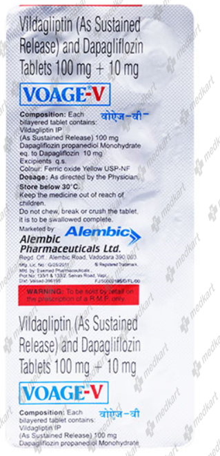 VOAGE V 10/100MG TABLET 15'S