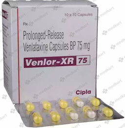 VENLOR XR 75MG CAPSULE 10'S