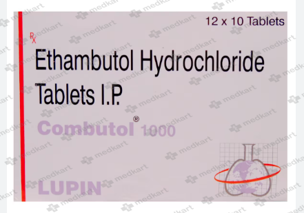 COMBUTOL 1000MG TABLET 10'S