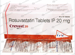 CREVAST 20MG TABLET 10'S