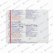 CIPRALEX 10MG TABLET 15'S