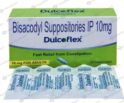 DULCOFLEX ADUL SUPPOSITORY 1X5