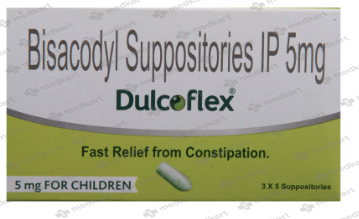 DULCOFLEX PED SUPPOSITORY 1X5