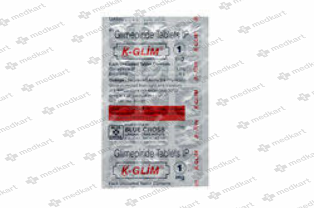 GLIM 1MG TABLET 10'S