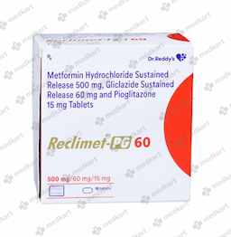 RECLIMET PG 60MG TABLET 10'S