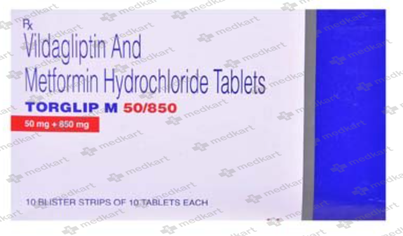 TORGLIP M 50/850MG TABLET 10'S