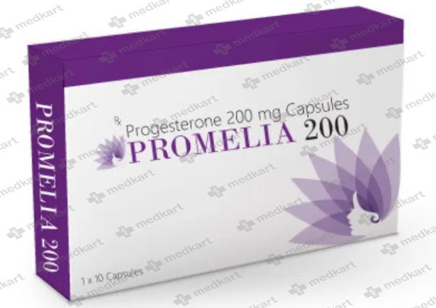 PROMELIA 200MG CAPSULE 10'S