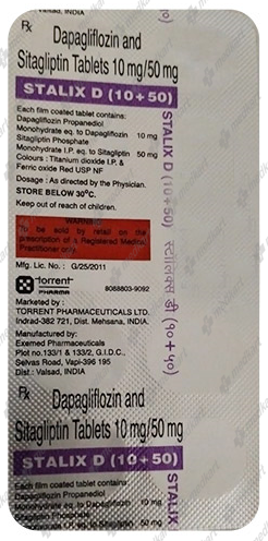 STALIX D 10/50MG TABLET 10'S