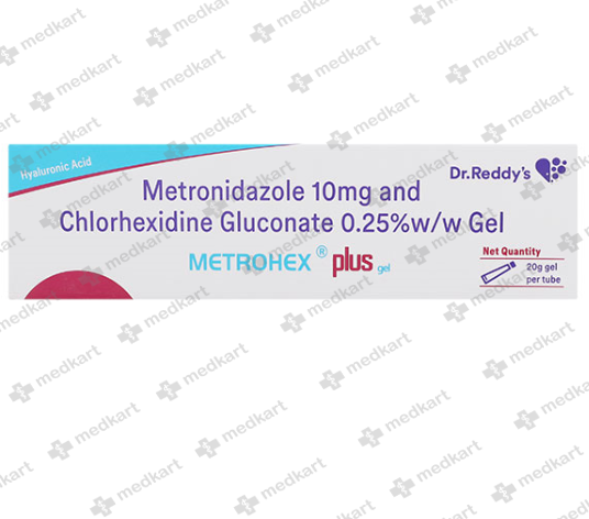 METROHEX PLUS GEL 20 GM