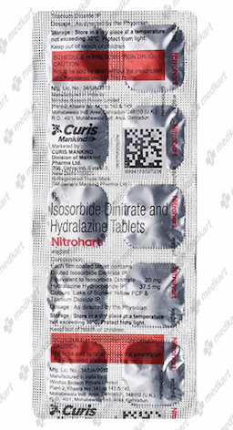 NITROHART 20MG TABLET 10'S