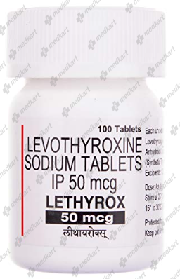 LETHYROX 50MCG TABLET 100'S