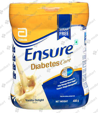 ENSURE DIABETES VANILA POWDER 400 GM