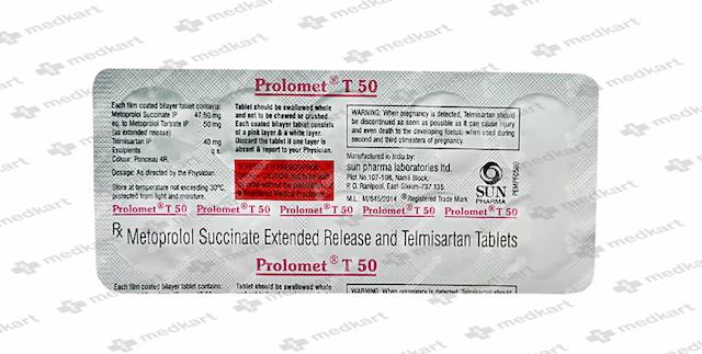 PROLOMET T 50MG TABLET 10'S