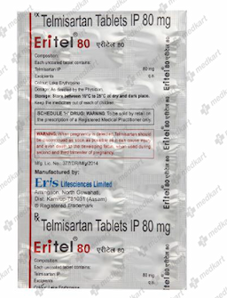 ERITEL 80MG TABLET 15'S