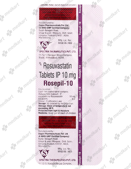 ROSEPIL 10MG TABLET 10'S