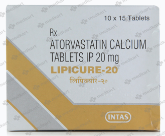 LIPICURE 20MG TABLET 15'S