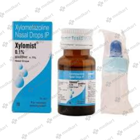 XYLOMIST 0.1%NASAL DROPS 10 ML