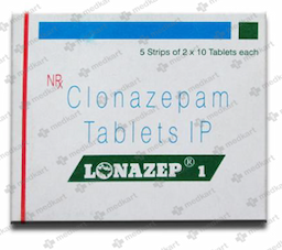 LONAZEP 1MG TABLET 10'S