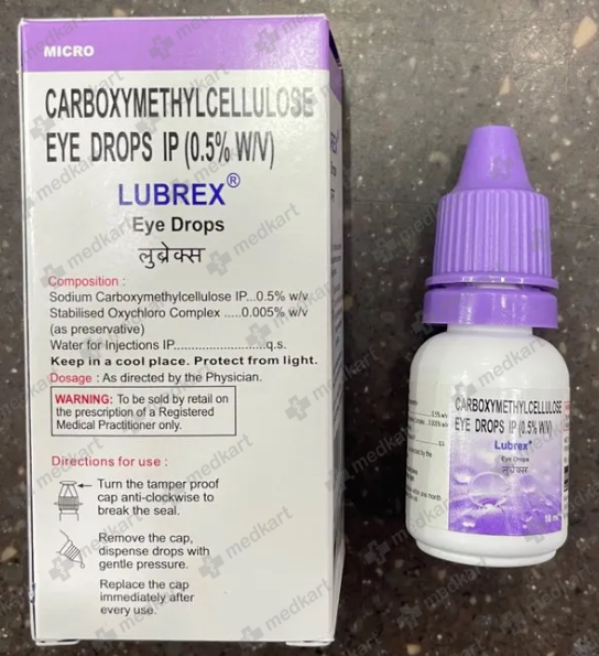 LUBREX EYE DROPS 10 ML