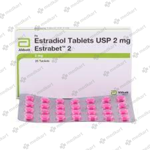 ESTRABET 2MG TABLET 28'S