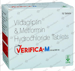 VERIFICA M 50/500MG TABLET 15'S