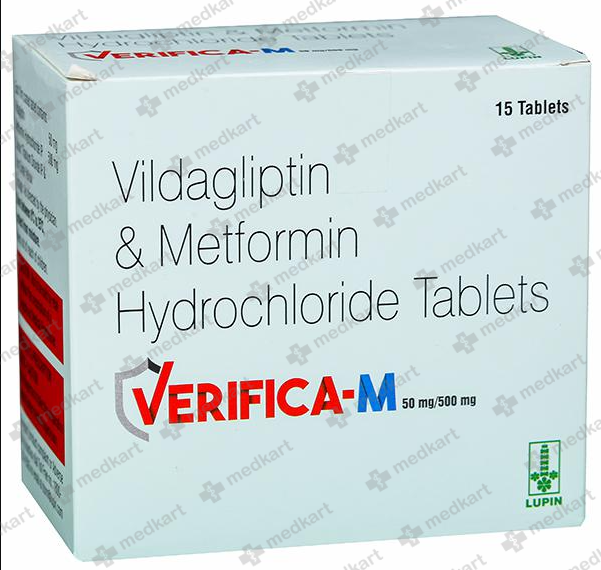 VERIFICA M 50/500MG TABLET 15'S