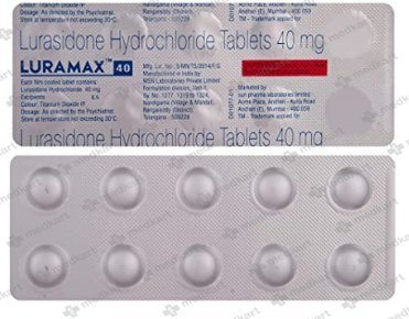 LURAMAX 40MG TABLET 10'S