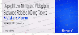 VYLDA D 100/10MG TABLET 10'S