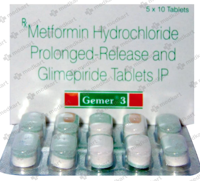 GEMER 3MG TABLET 10'S