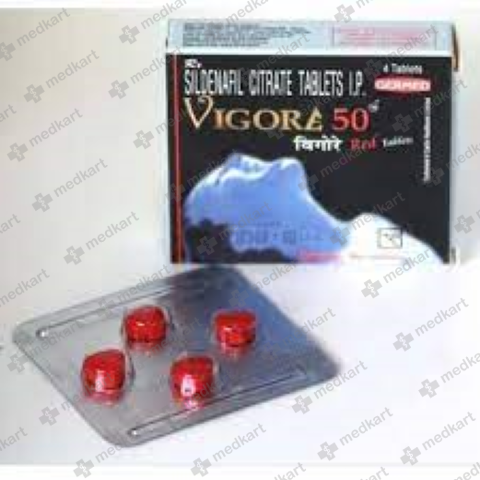 VIGORA 50MG TABLET 4'S