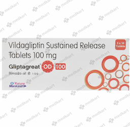 GLIPTAGREAT OD 100MG TABLET 10'S