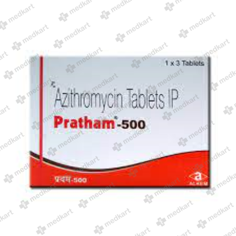 PRATHAM 500MG TABLET 3'S