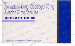 DEPLATT CV 40MG CAPSULE 10'S