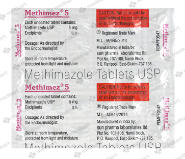 METHIMEZ 5MG TABLET 30'S