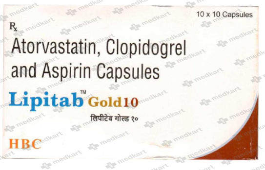 LIPITAB GOLD 10MG CAPSULE 10'S