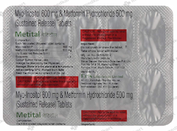 METITAL 500MG TABLET 10'S