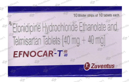 EFNOCAR T 40MG TABLET 10'S